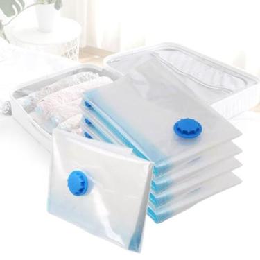 Imagem de Kit 10 Sacos a Vácuo Hermético 50x60cm Edredom Toalhas Roupas - Art Ho