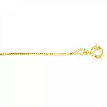 Imagem de Colar Feminino Folheado a Ouro 45 Cm - Não Molhar - Milena Folheados