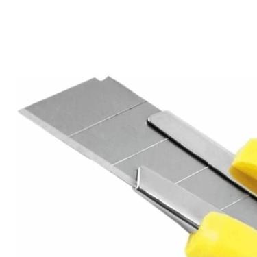 Imagem de Estilete De Precisão Profissional Cabo Emborrachado 18mm Com Trava Pre