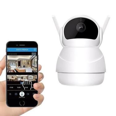 Imagem de Câmera Wifi Ipc360 De Segurança Hd Visão Noturna E Sensor - Jortan