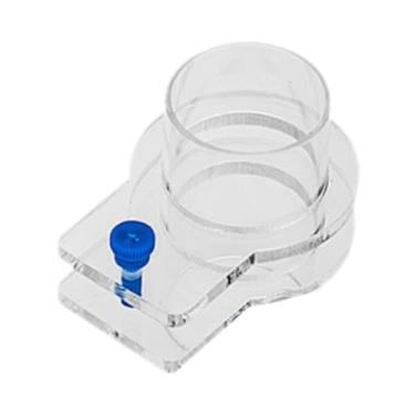 Imagem de Generic Alimentador de peixes de acrílico, evita que a comida dos peixes se espalhe para Betta e Tartaruga, 50mm