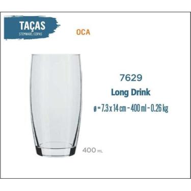 Imagem de 12 Copo Oca 400Ml - Long Drink - Nadir Figueiredo