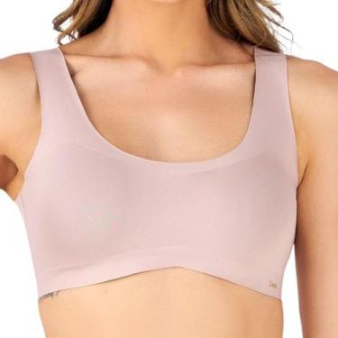 Imagem de Sutiã Top Regata Love Secret 840120 Corte a Laser, 46, Chocolate