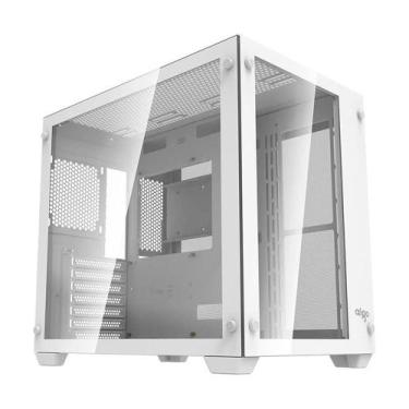 Imagem de Gabinete Gamer Aigo DarkFlash C285, Lateral de Vidro, Branco, C285-WH