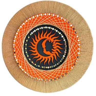 Imagem de Mandala Eclipse/Amor e União 60cm - Aqui Tem Magia
