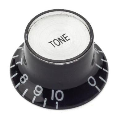 Imagem de Knob Plástico Instrumentos (3 Peças) Spirit KSG-TON-BKCR - SPIRIT GUIT