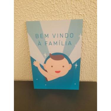 Imagem de Quadro Personalizado Com Ilustração de Bebe 29 x 20 - BCV Print