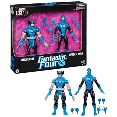 Imagem de Marvel Legends Series Wolverine and Spider-Man, Fantastic Four Comics Collectible 6-Inch Action Figure 2-Pack