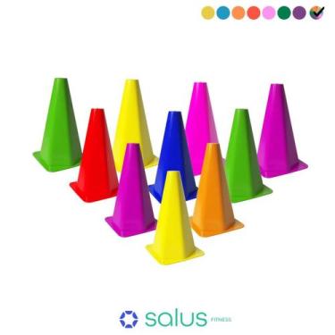 Imagem de Kit Funcional Treino Agilidade 10 Cones - Salus Fitness