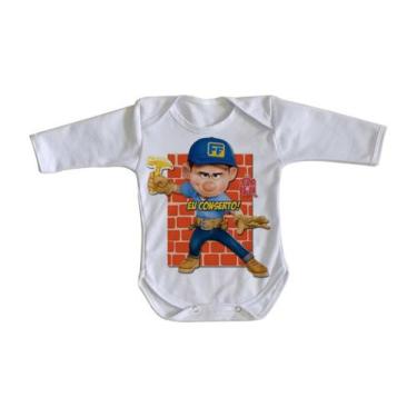 Imagem de  body nenê criança roupa bebê manga longa  Félix Eu conserto!  - Empór