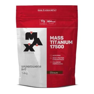 Imagem de Mass titanium refil chocolate 1,4kg - MAX TITANIUM, 1, 1,4kg, Chocolat