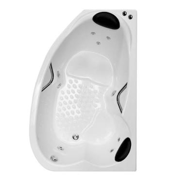 Imagem de Banheira individual Vilhena COMPLETA com hidro - Brasil Banheiras, 1,5