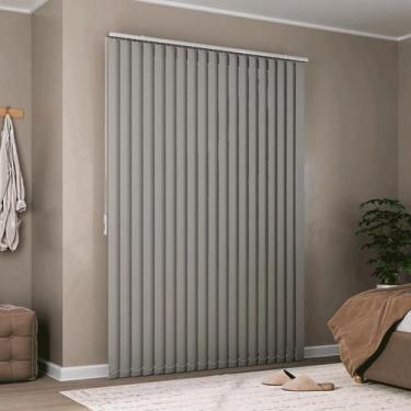 Imagem de Persiana vertical tecido kit 02 1,10 x 1,20 (2,20x1,20) - Cores - CRIS