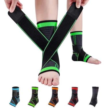 Imagem de Tornozeleira de Comprensão Masculina preta - jingba, Preto