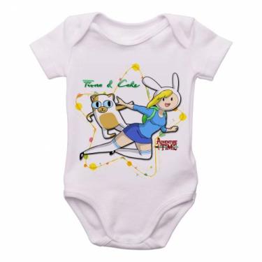 Imagem de body nenê criança roupa bebê  Adventure Time Fiona Cake - Empório Dutr