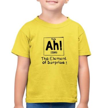 Imagem de Camiseta Algodão Infantil AH The element of surprise - Foca na Moda, A