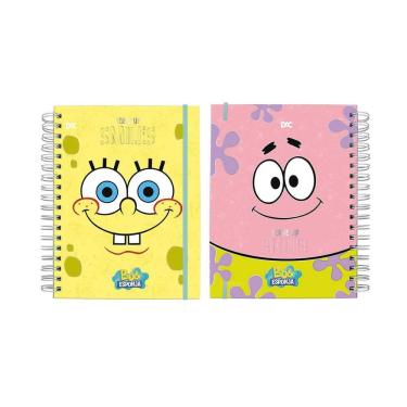 Imagem de Caderno Smart Folhas Reposicionáveis 80Fls Bob Esponja Dac