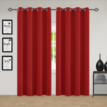 Imagem de Cortina Roma 2,80 X 2,50  Metros Para Sala E Quarto Campari