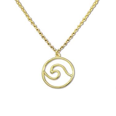 Imagem de Mauna Kai Colar com pingente havaiano banhado a ouro/prata