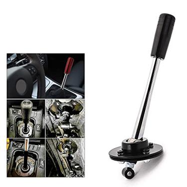 Imagem de RJSPHH Alavanca de câmbio curta ajustável ajustável para BMW 85-10 E30 E36 E39 Z3 E46 E34 Transmissão de engrenagem Getrag ou ZF Racing & Daily (preto) Alça de 178 mm