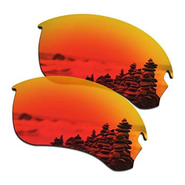Imagem de SmartVLT Lentes de reposição masculinas vermelhas para óculos de sol Oakley Si Speed Jacket OO9228