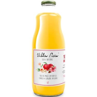 Imagem de Villa Piva, Suco de Maçã com Hibisco, Canela e Gengibre, Integral, 1 Litro