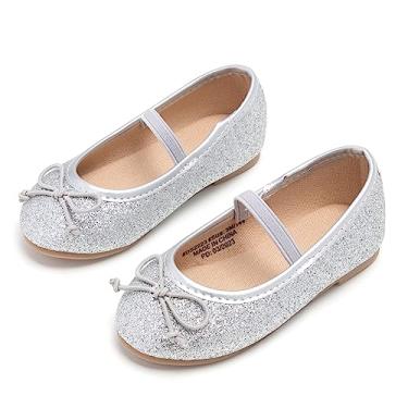 Imagem de Kolan Sapatilhas De Balé Mary Jane Para Meninas Tamanho 11 Sapatos De Festa (Criança Pequena/Bebê)