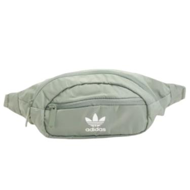 Imagem de Bolsa de cintura Adidas prata verde/branca