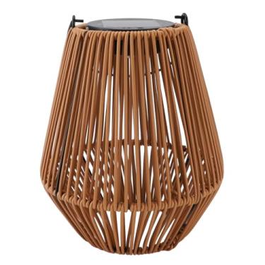 Imagem de Lanterna SolarWoven S Lanterna Solar IP44 Deco Tecido Luz Suspensa Ao Ar Livre para Jardim Pátio Varanda árvore Gramado Solar Faz Várias Configurações perfeitas. é porque Serve