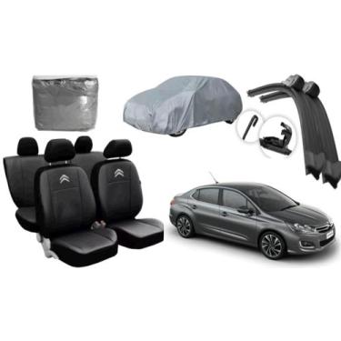 Imagem de Kit Capa de Couro para C4 2013 a 2019 com Cobertura Resistente e Limpa