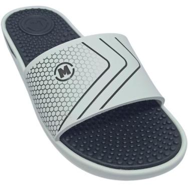 Imagem de Chinelo Molekinho Menino Infantil Confortável, Branco, Preto, 27