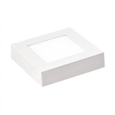 Imagem de Plafon LED Sobrepor Quadrado 6W 3000K Leitoso Blumenau, Branco