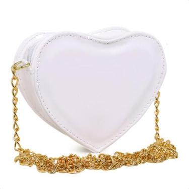 Imagem de Bolsa Feminina Transversal em Formato de Coração Elegância e Dia a Dia