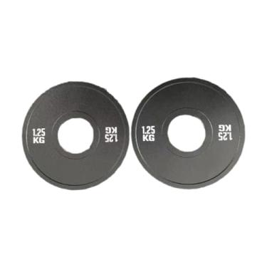 Imagem de 2x Placas fracionárias Pieces Altere a placa de peso Compact 1.25 kg Supplies de ginástica para o treino de micro carregamento em casa e academia