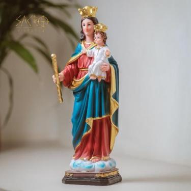 Imagem de Imagem Nossa Senhora Auxiliadora 30cm Resina Importada - SACRO