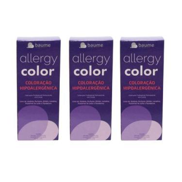 Imagem de Tinta Allergycolor Antialérgica 9.1 - Baume Kit Com 3