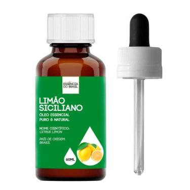 Imagem de Óleo Essencial Limão Siciliano 60ml - Puro E Natural - Essência do Bra