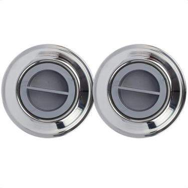 Imagem de Kit 2 Dispositivos de Aspiração Encaixe Cano 50mm Inox para Piscina - 