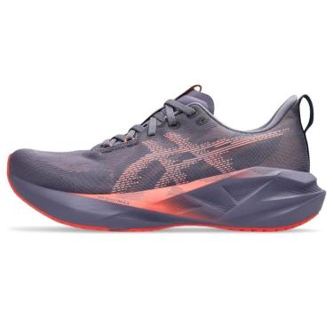 Imagem de Tênis ASICS Novablast 5 Lite-Show - Masculino - Prata/Amarelo-Masculino