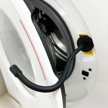 Imagem de Rolha universal para porta de arruela de carga frontal - Suporte magnético para porta de máquina de lavar com base magnética de 6 cm, rolha de porta de arruela flexível removível, mantenha a porta da