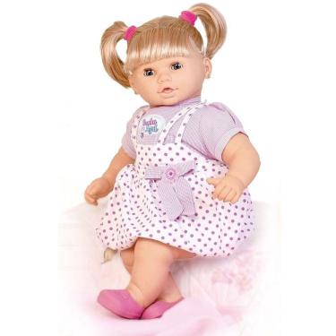 Imagem de Boneca Bebê Sonho Azul Fala 120 Frases - Cotiplás