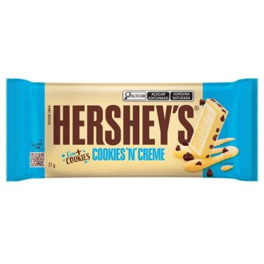 Imagem de Barra de Chocolate Hershey's Cookies'n'Creme Chocolate Branco 77g