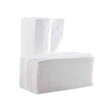 Imagem de Folha Papel Toalha Interfolhado 100% Celulose. C/1000