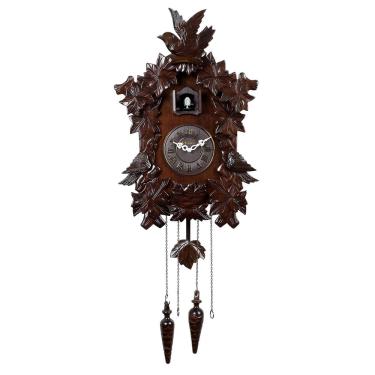 Imagem de Relógio de Parede Cuco Grande Madeira Ipê Herweg