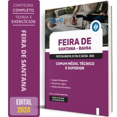 Imagem de Apostila Prefeitura Feira Santana Ba 2024 Comum Médio,
