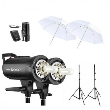 Imagem de Kit 2x Tocha Godox Sk400 Ii Digital Estúdio 800w 110v