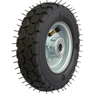 Imagem de Roda Rodinha Pneumática Para Carrinho 6x2 150kg Eixo 5/8 Rolamento Esf