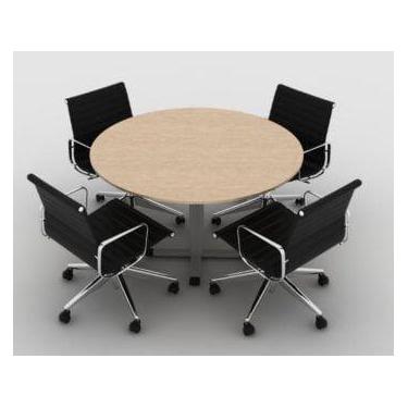 Imagem de Mesa reunião redonda 120x 120x 74 - MOVEIS VITORINO
