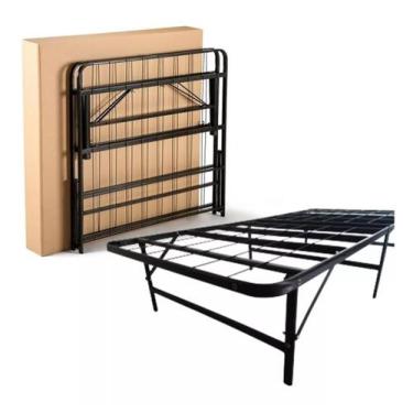 Imagem de Easyboxx Casal Hashigo Base/Box Metálico Dobrável para Colchao