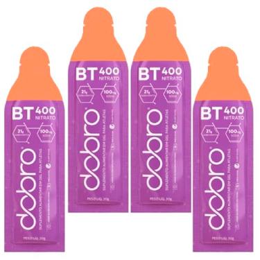 Imagem de Starter Pack Dobro BT Nitrato Gel (4un x 30g) (4 Saches, Laranja e Morango - S/Cafeina)